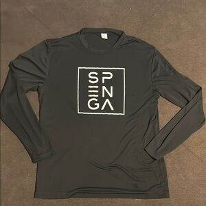 SPENGA Dri Fit Black Long Sleeve Tee